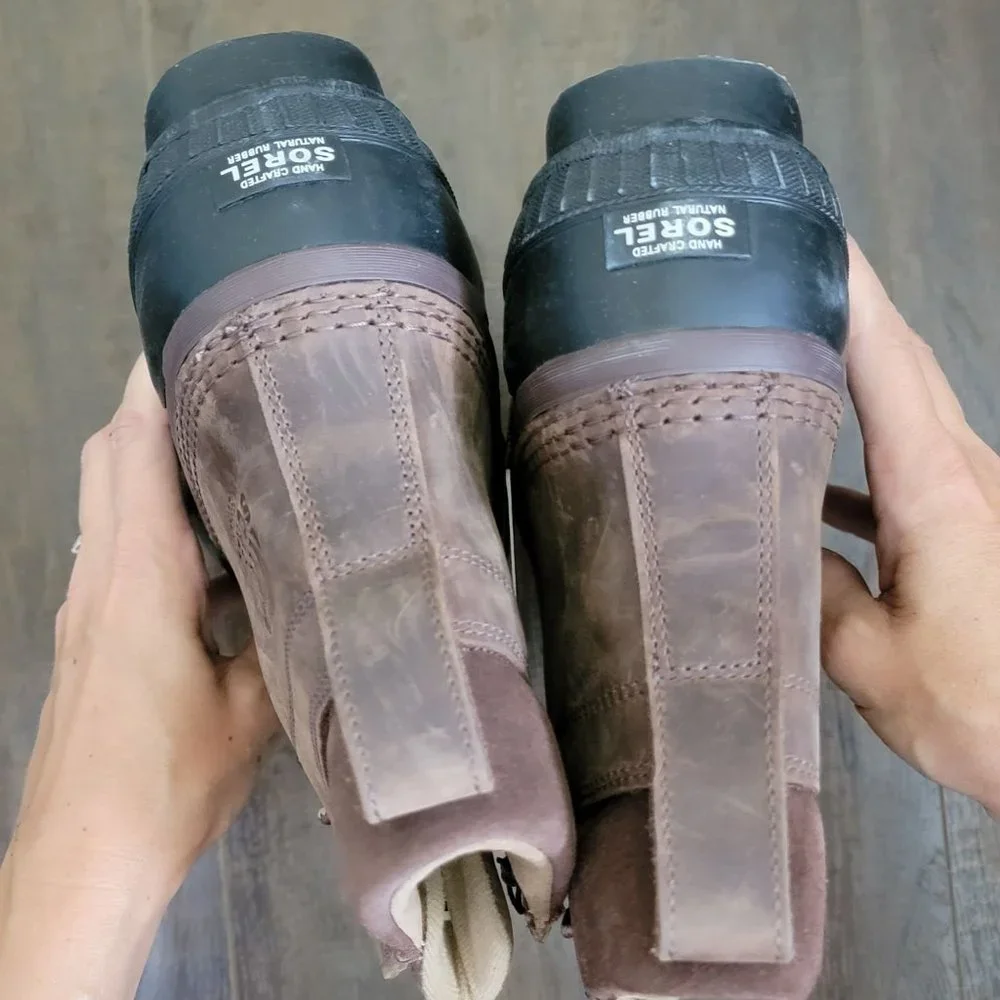NEW Sorel Cheyanne II Winter Boot Mens 8 Womens 9.5 Waterproof Brown Leather